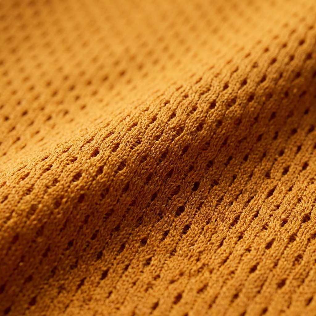 Fabric weave texture of the Sunset Amber Training Jersey